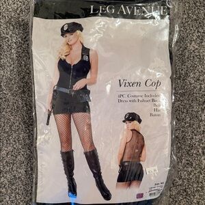 Leg Avenue Black Vixen Cop Costume